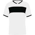 Camiseta infantil de deporte White / Black 10/12 Ans