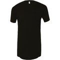 Camiseta larga para hombre Black S