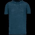Camiseta lino hombre Peacock Blue M