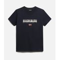 Camiseta con Logotipo de bandera Blu marine S