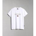 Camiseta con logotipo y bandera Bright white XXL