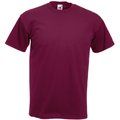 Camiseta manga corta algodón Burgundy M