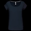 Camiseta manga corta algodón mujer Navy 3XL