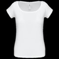 Camiseta manga corta algodón mujer White M
