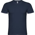 Camiseta manga corta escote en pico tubular Marino S