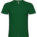 Camiseta manga corta escote en pico tubular Verde Botella M