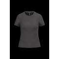 Camiseta manga corta mujer algodón Dark Grey Xl