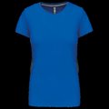 Camiseta manga corta mujer algodón Light Royal Blue XXL