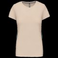 Camiseta manga corta mujer algodón Light Sand 3XL