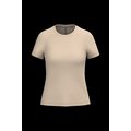 Camiseta manga corta mujer algodón Light Sand Xl