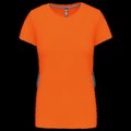 Camiseta manga corta mujer algodón Orange S