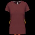 Camiseta manga corta mujer algodón Wine XXL