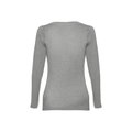 Camiseta manga larga ajustada para mujer
