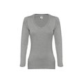 Camiseta manga larga ajustada para mujer