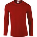 Camiseta manga larga algodón de chico Red L