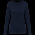 Camiseta manga larga algodón mujer Deep Navy XS