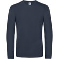 Camiseta manga larga hombre algodón Navy M