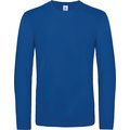 Camiseta manga larga hombre algodón Royal Blue M