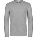 Camiseta manga larga hombre algodón Sport Grey M