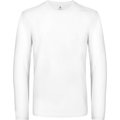 Camiseta manga larga hombre algodón White XL