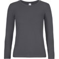 Camiseta manga larga mujer algodón DARK GREY XXL
