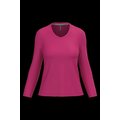Camiseta manga larga mujer algodón entallada Fuchsia S