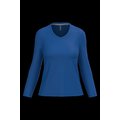 Camiseta manga larga mujer algodón entallada Royal Blue Xl