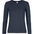 Camiseta manga larga mujer algodón Navy Xl