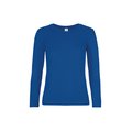 Camiseta manga larga mujer algodón Royal Blue 3Xl