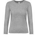 Camiseta manga larga mujer algodón Sport Grey Xl