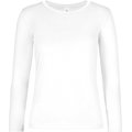 Camiseta manga larga mujer algodón White 3Xl
