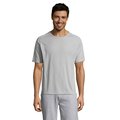 Camiseta Manga Raglán Transpirable Gris Puro Xl