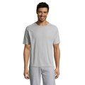 Camiseta Manga Raglán Transpirable Gris Puro XXS