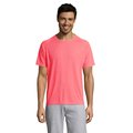 Camiseta Manga Raglán Transpirable Neon Coral 3XL