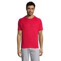 Camiseta Manga Raglán Transpirable Rojo XXS