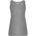 Camiseta Sin Mangas Entallada Espalda Nadadora GRIS VIGORE M