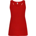 Camiseta Sin Mangas Entallada Espalda Nadadora Rojo S
