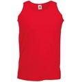 Camiseta sin mangas hombre algodón Red S