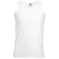 Camiseta sin mangas hombre algodón White M