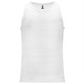 Camiseta Sin Mangas Hombre Cuello Redondo Blanco 12