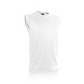 Camiseta Sin Mangas Transpirable 135g Blanco L