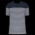 Camiseta marinera de algodón para hombre Navy / White Stripes M