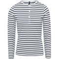 Camiseta marinera mujer manga larga White / Navy M