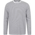 Camiseta marinera unisex manga larga White / Oxford Navy XXL
