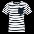 Camiseta marinero para niños White / Navy Stripes 6/8 ans