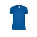 Camiseta Mujer 100% Algodón Azul M
