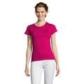 Camiseta Mujer 150g Algodón Fuchsia M