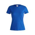 Camiseta Mujer Algodón 150g/m2 Azul Xl
