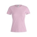 Camiseta Mujer Algodón 150g/m2 Rosa L