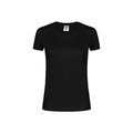 Camiseta Mujer Algodón 180g/m2 Negro XXL